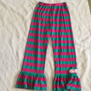 Ruffle girl pants